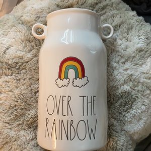 Rae Dunn over the rainbow vase